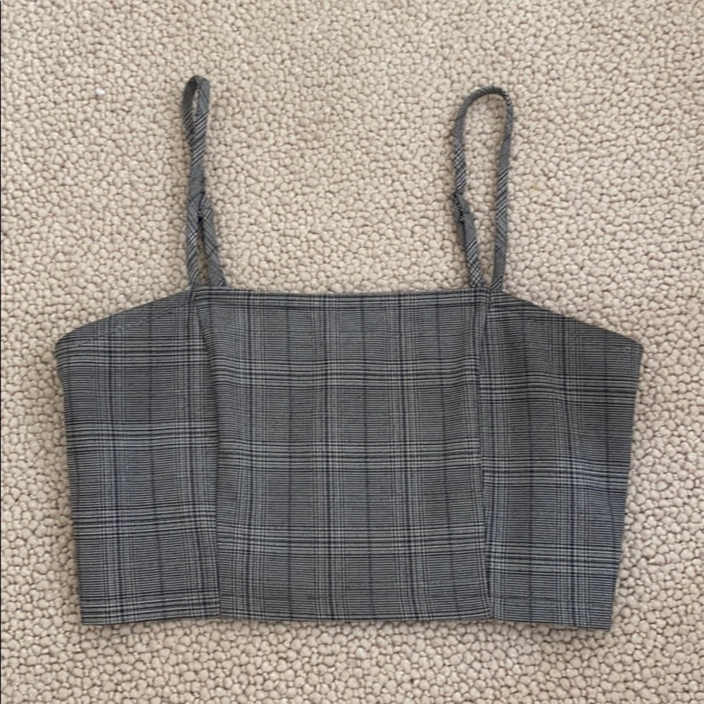 Plaid Crop Top